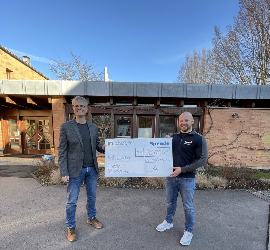 Spendenübergabe an das Kinderheim Aschaffenburg