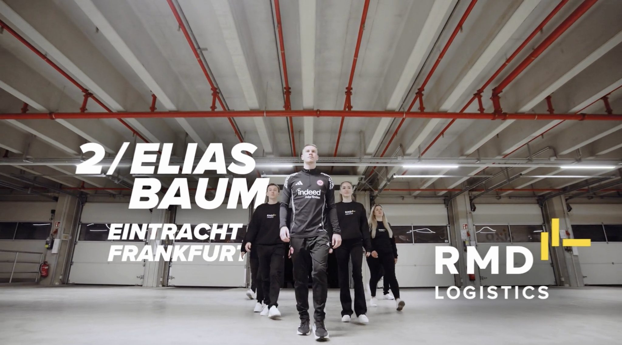 RMD LOGISTICS X EINTRACHT FRANKFURT: ELIAS BAUM IM NEUEN KAMPAGNENVIDEO